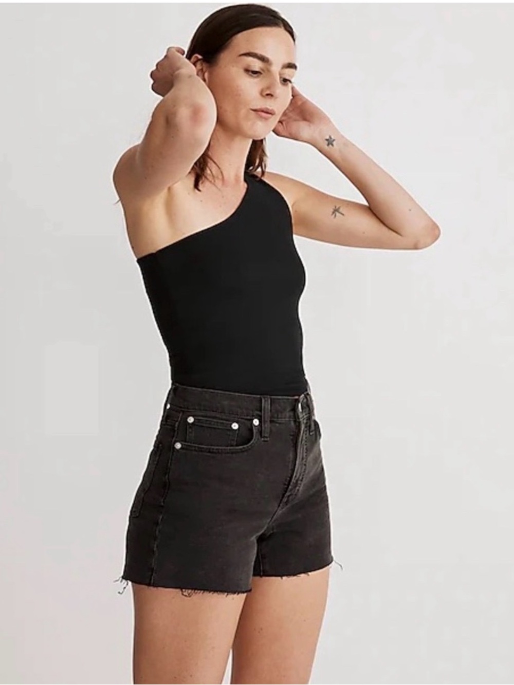 Madewell The Curvy High-Rise Denim Shorts